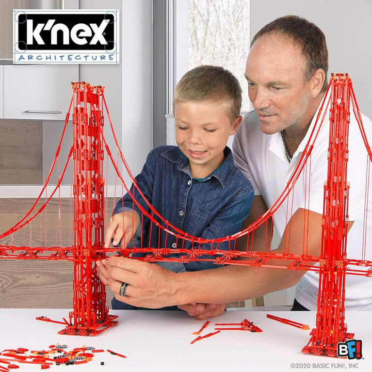 K'NEX Architecture: Golden Gate Bridge