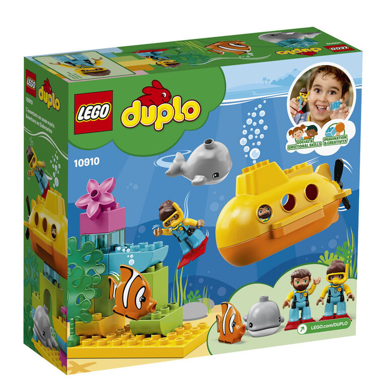 LEGO DUPLO Town L'aventure en sous-marin 10910