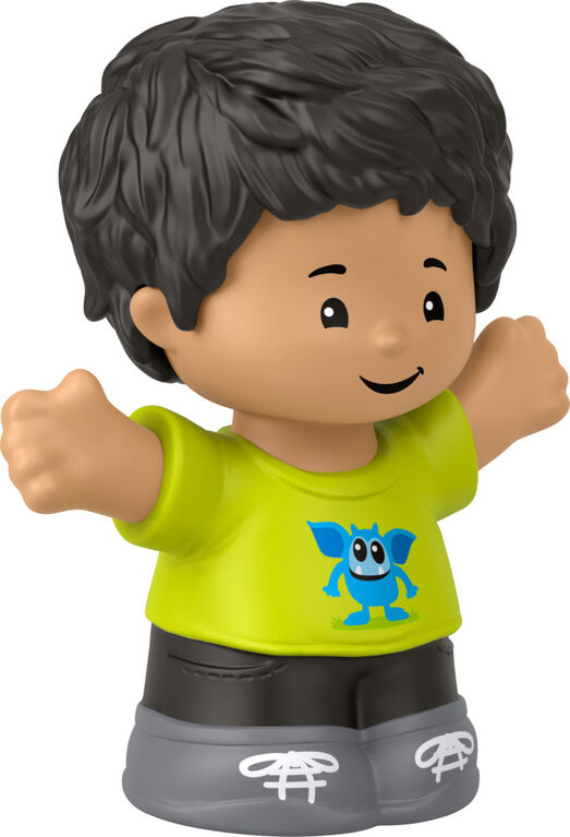 Fisher-Price Little People Boy in Monster Shirt Figure for Toddlers & Preschool Kids