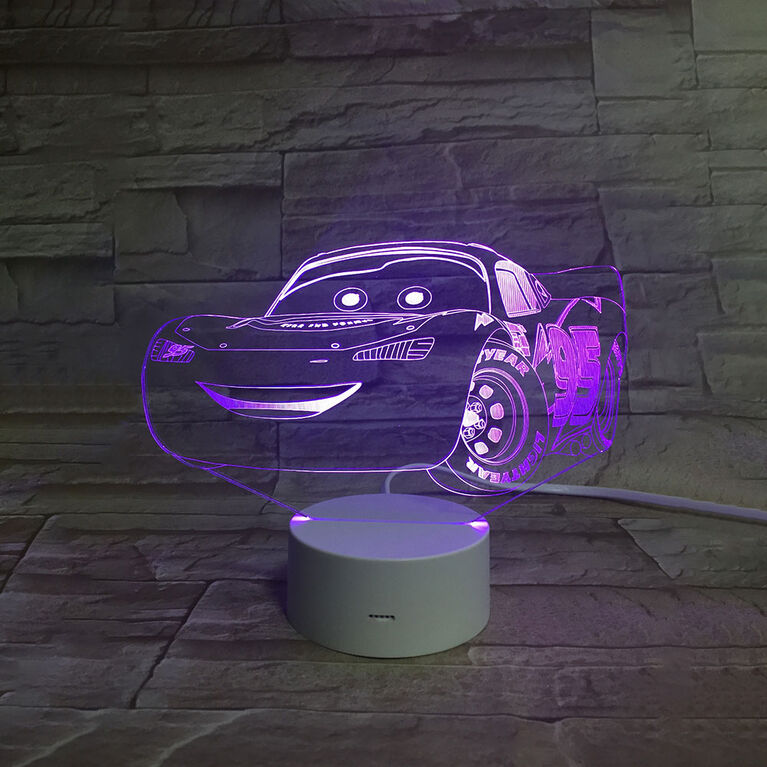 Veilleuse DEL 3D Disney Cars