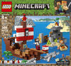 LEGO Minecraft L'aventure du bateau pirate 21152 (386 pièces)