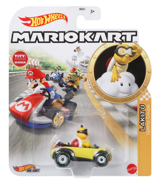Hot Wheels Mario Kart Vehicle Lakitu