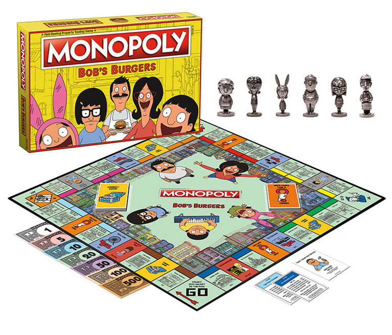 Jeu Monopoly: Bob's Burgers Edition - Édition anglaise