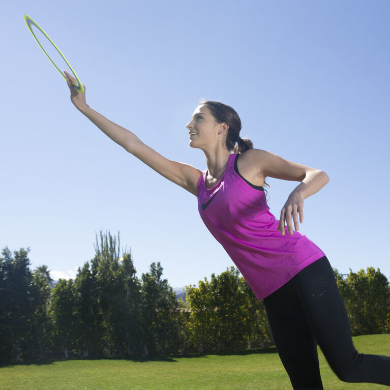 Aerobie Pro Ring Outdoor Flying Disc, 14 inches, Yellow