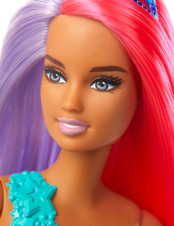 Barbie Dreamtopia Mermaid Doll, 12-inch, Pink and Purple Hair