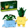 LEGO Botanicals Happy Plants Building Toy for Kids, Ages 9+ - Decor for Desk or Shelf - 10349
