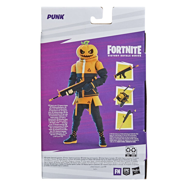 Hasbro Fortnite Victory Royale Series Punk Collectible Action Figure with Accessories, 6-inch Scale