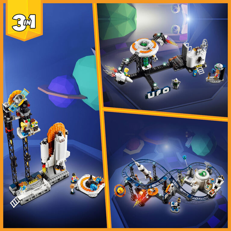 LEGO Creator Les montagnes russes spatiales 31142 Ensemble de jeu de construction (874 pièces)