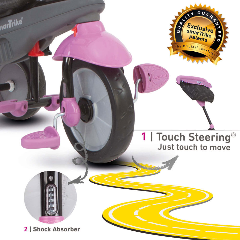 How to lock smart trike steering top