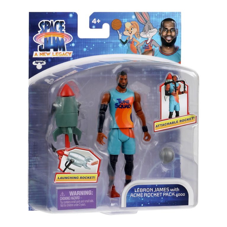 Space Jam S1 Ballers Fig Pack - Lebron With Acme Rocket Pack 4000 - English Edition