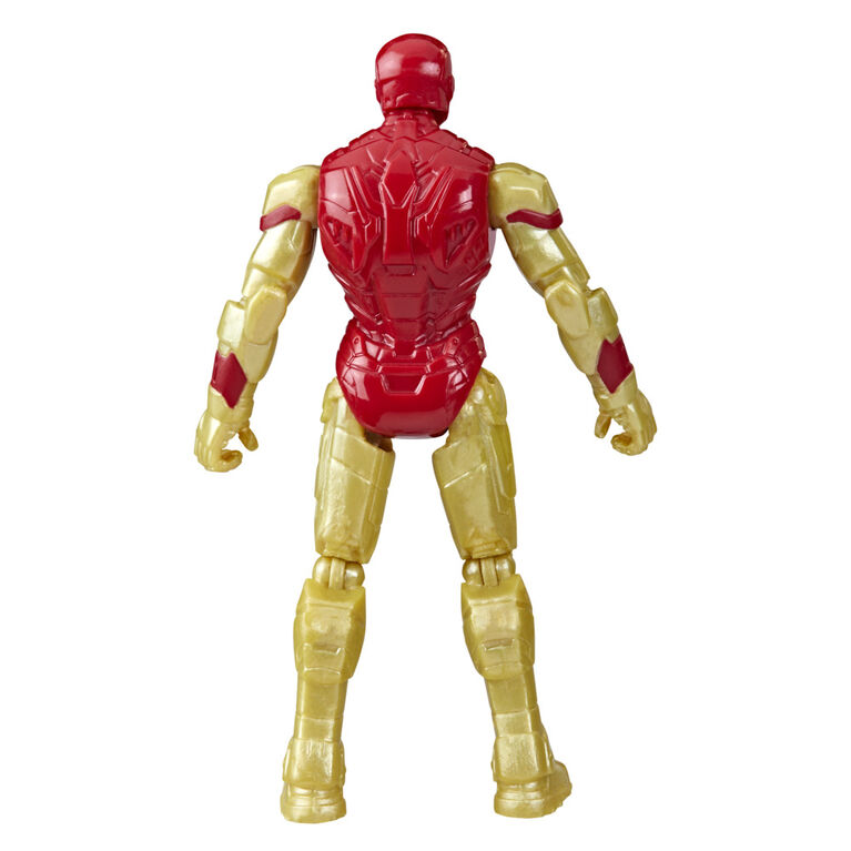 Marvel Mech Strike Mechasaurs Iron Man Action Figure, with Weapon Accessory (4 Inch)