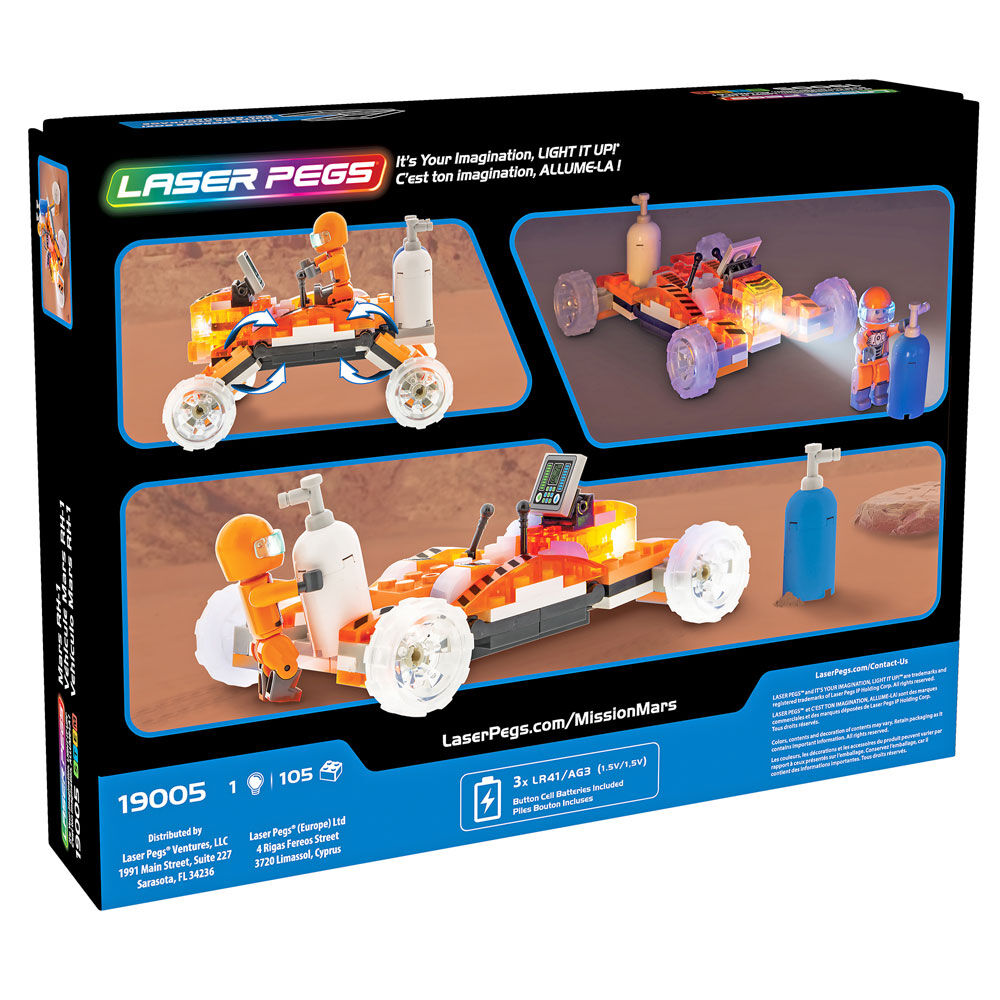 Laser pegs outlet mission mars