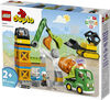 LEGO DUPLO Town Le chantier de construction 10990; Jeu de construction (61 pièces)