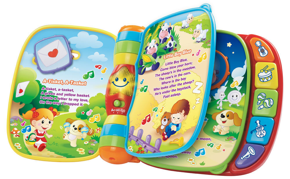 green Details about   VTech Musical Rhymes Book 