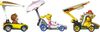Hot Wheels - Super Mario - Véhicules personnages - Coffret de 3