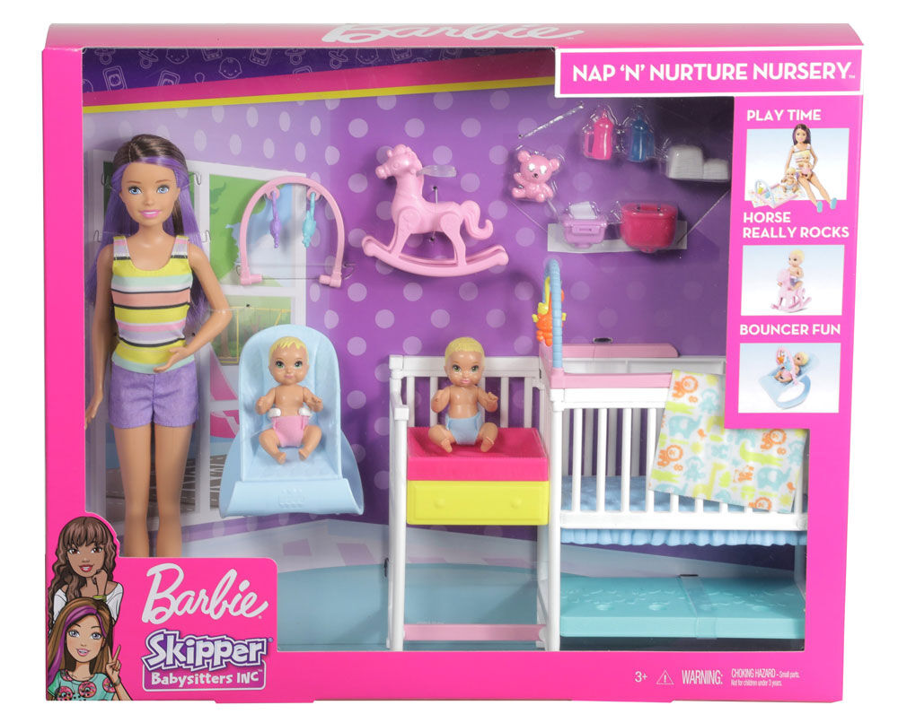 coffret baby sitter barbie