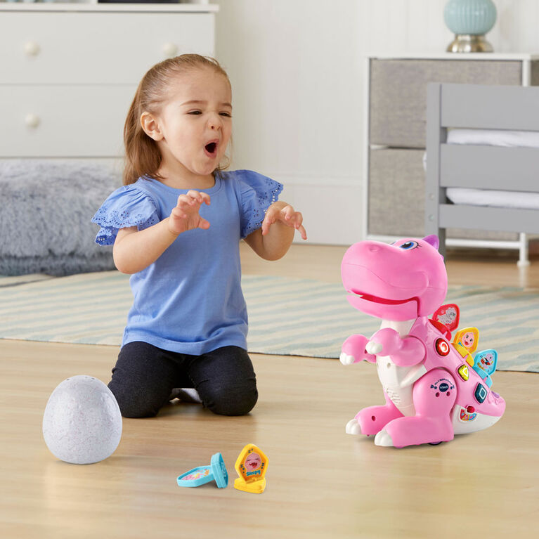 VTech Codi, mon robot-dino rigolo - Rose - Notre exclusivité - Édition anglaise