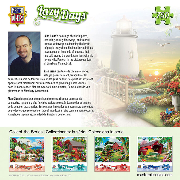 Lazy Days Dawn Of Light - 750 Piece Jigsaw Puzzle By Alan Giana