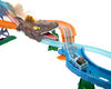 Hot Wheels RacerVerse Jurassic World Crash & Splash Track Set