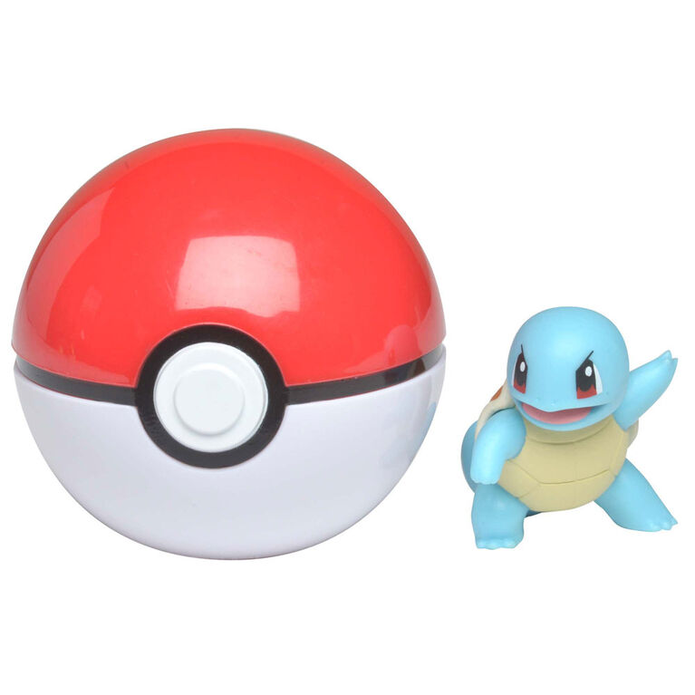 Pokémon Clip 'N' Go - Carapuce (Squirtle) no 1 et ballon Poké - Édition anglaise