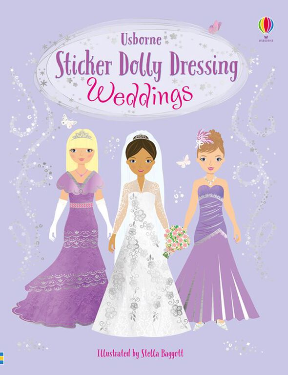 Sticker Dolly Dressing: Weddings - English Edition