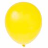12" Latex Balloons, 10 pieces - Yellow