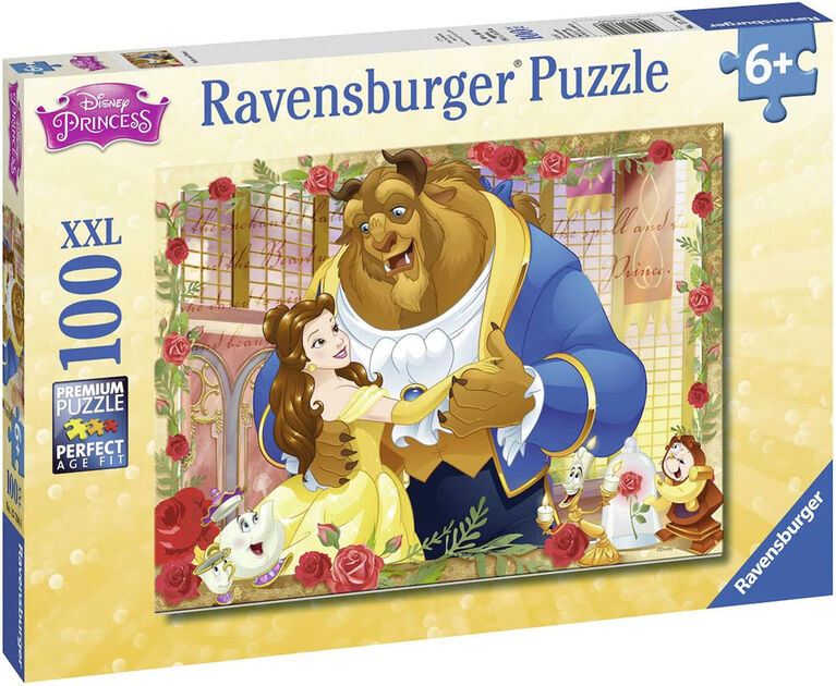 Ravensburger - Disney - Belle & Beast Puzzle 100pc