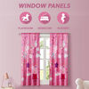 Peppa Pig Window Curtains for Kids, Set of 2 Panels