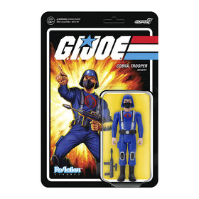 G.I. Joe ReAction Figures Wave 1 - Cobra Trooper H-Back (Pink)