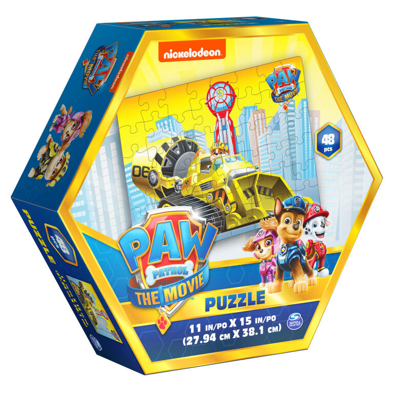 PAW Patrol The Movie, 48 Piece Jigsaw Puzzle, Rubble