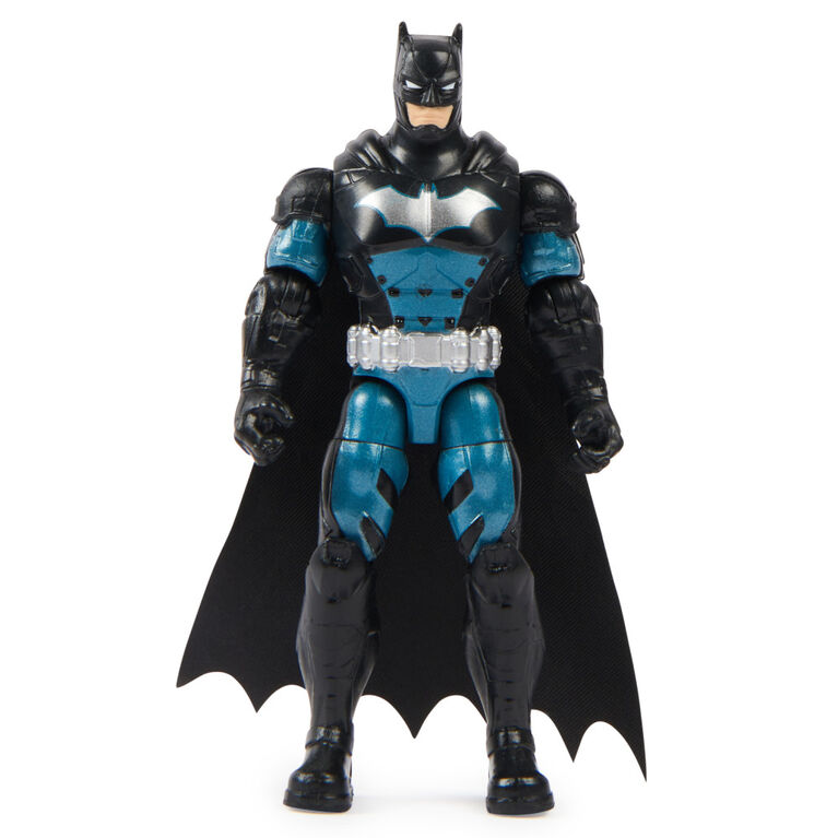 DC Comics, Figurine articul&eacute;e Batman de 10 cm avec 3 accessoires myst&egrave;re