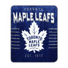 Couverture douce en peluche des Maple Leafs de Toronto de la LNH (60 x 70 pouces)