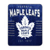 Couverture douce en peluche des Maple Leafs de Toronto de la LNH (60 x 70 pouces)