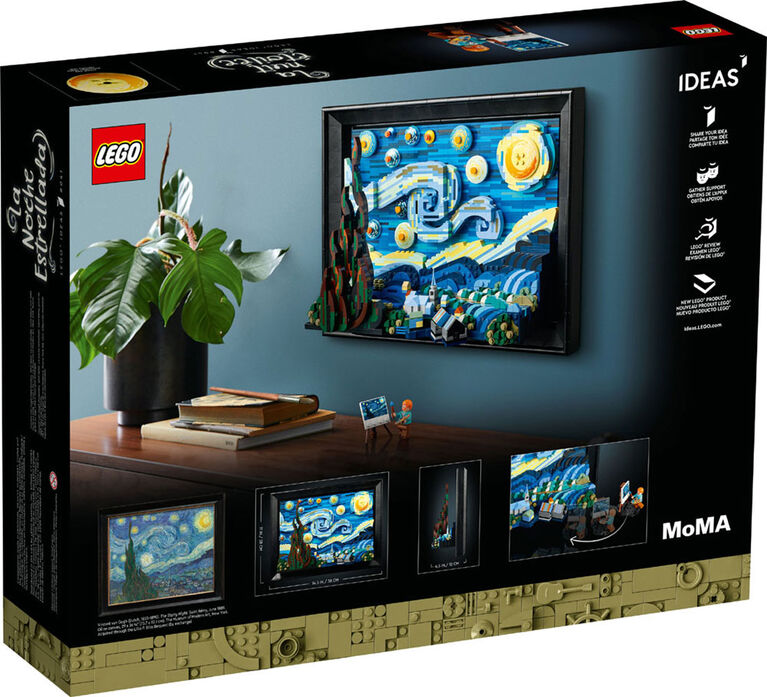 LEGO Ideas Vincent van Gogh - The Starry Night 21333 Building Kit (2,316 Pieces)