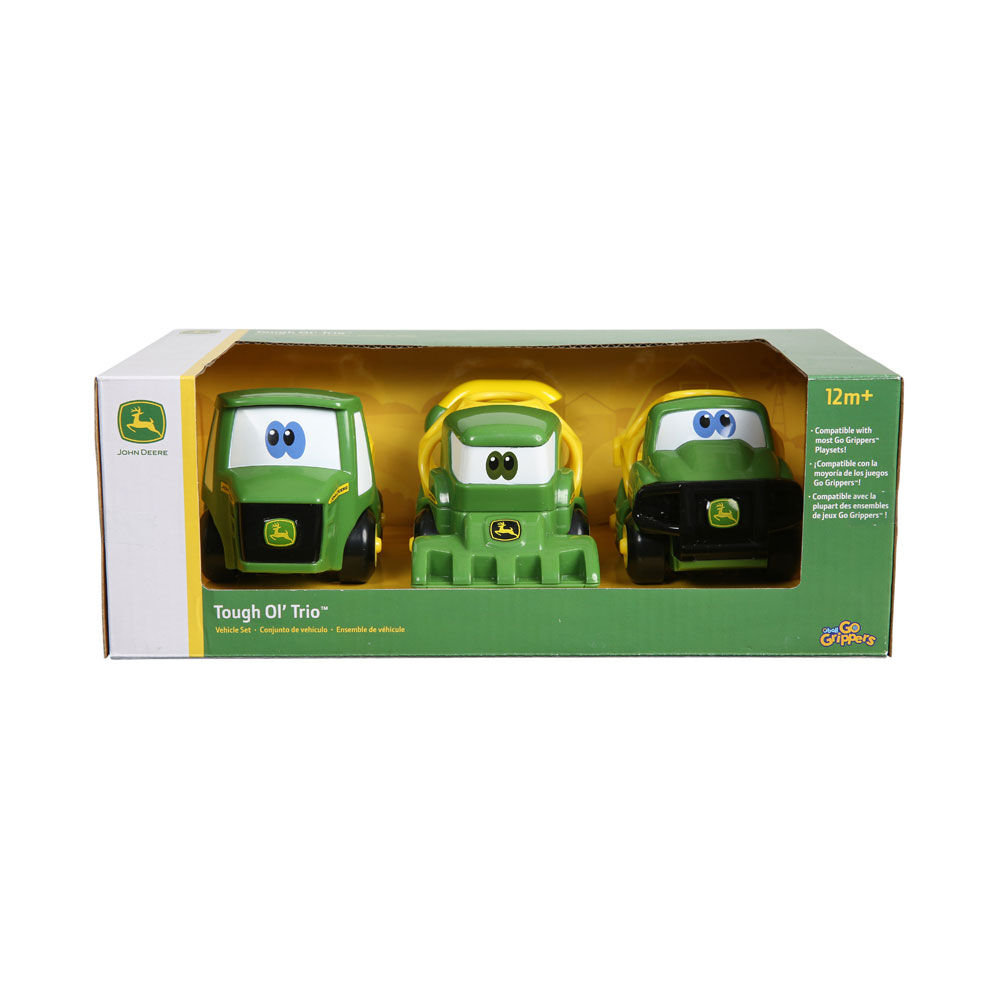 JOHN DEERE Go Grippers John Deere 3 pack Farm Vehicles Babies R