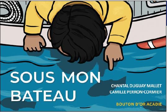 Sous mon bateau - French Text