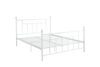DHP - Manila Full Metal Bed, White