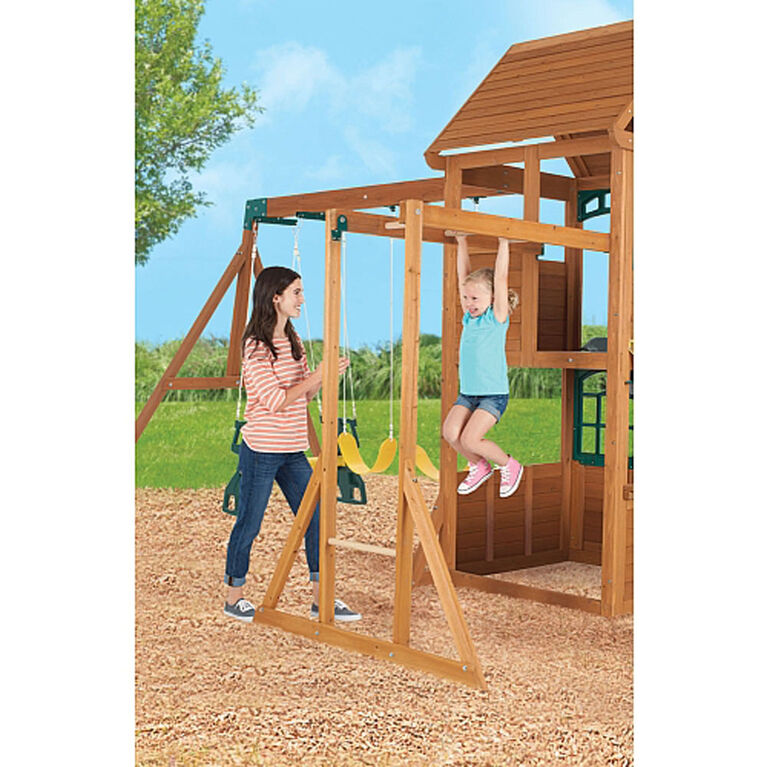 KidKraft Meadowbrook Wooden Swing Set