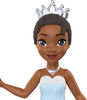 Disney Princess Tiana Posable Small Doll in Shiny Outfit with Removable Skirt, Inspired by Movie