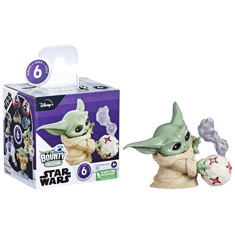 Star Wars The Bounty Collection Series 6, Grogu Mini Action Figure, Force Training Pose, 2.25 Inch-Scale
