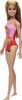 Barbie - Poupée Plage - Cheveux blonds, maillot rose à imprimé palmiers