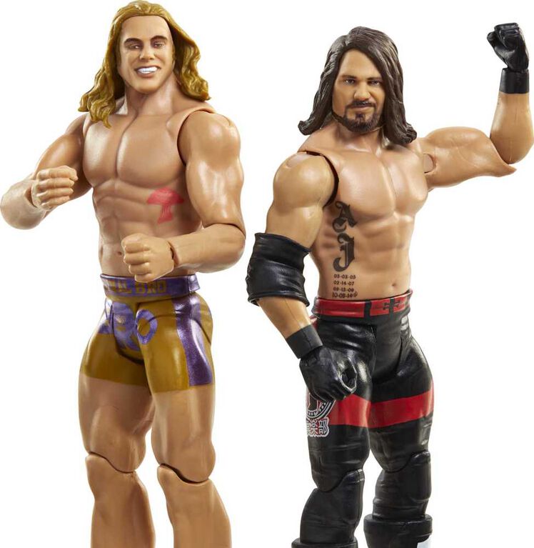 WWE AJ Styles vs Matt Riddle Championship Showdown 2-Pack Action Figures