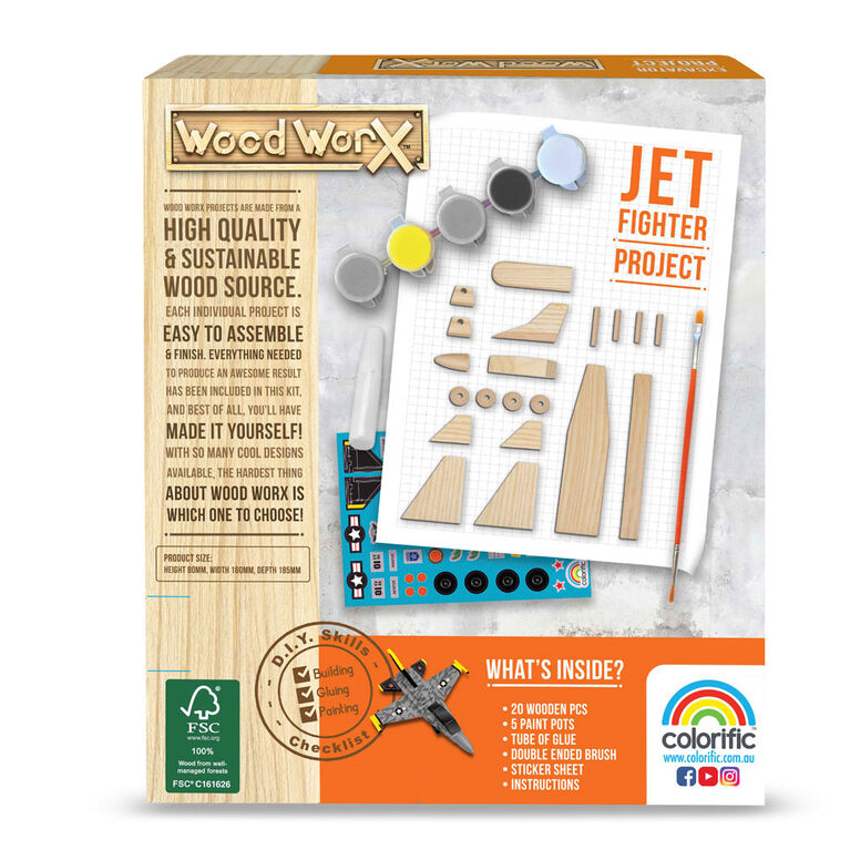 Wood WorX Mini Jet Plane