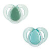 Tommee Tippee Nighttime Pacifier, 18-36m, Glow in the Dark Pacifiers with Reusable Sterilizer Pod, Assorted Colors, Pack of 2