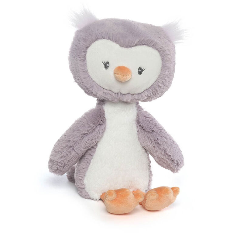 Baby GUND, Peluche hibou Baby Toothpick de 40,6 cm, violet/orange