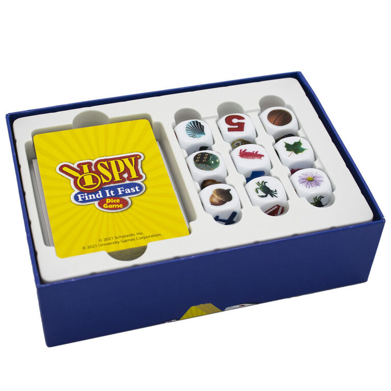 I Spy Find It Fast Dice Game - English Edition