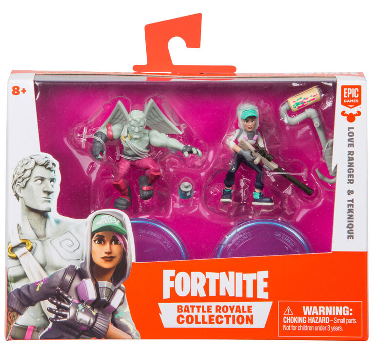 Collection Fortnite Battle Royale : Duo pack - Love Ranger & Teknique (Voleur de coeur & Graffeuse).