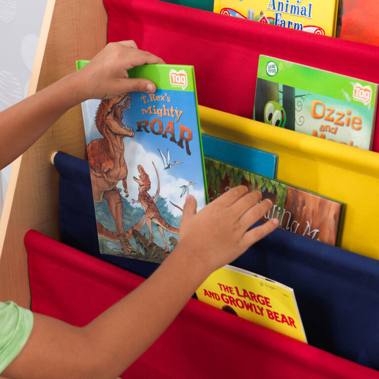 Kidkraft Sling Bookshelf Primary, Toys R Us Sling Bookcases