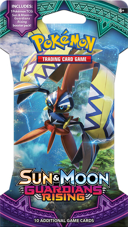 Pokemon Sun & Moon "Guardians Rising" Sleeved Booster