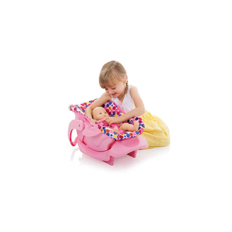 Joovy Doll Toy Infant Car Seat - Pink